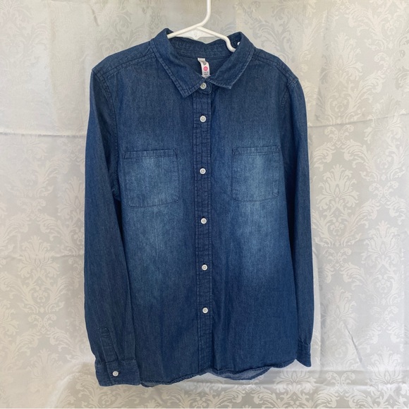 Kids Denim Button up Top - Picture 2 of 4
